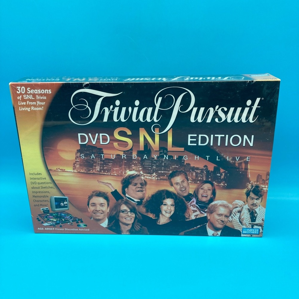 Saturday Night Live Trivial Pursuit Game DVD SNL Edition 2004 Sealed